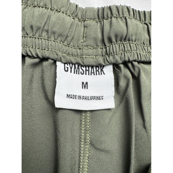 Gymshark Arrival Shorts Medium Olive Green 7 Inch Inseam - Picture 3 of 11